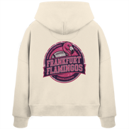 Frankfurt Flamingos - Womens Organic Boxcut Hoodie