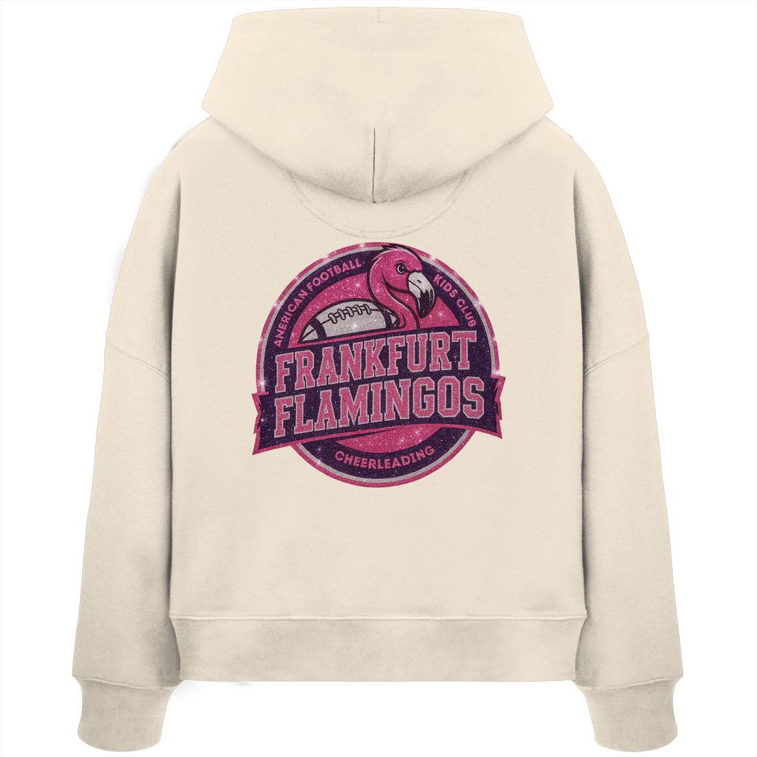 Frankfurt Flamingos - Womens Organic Boxcut Hoodie
