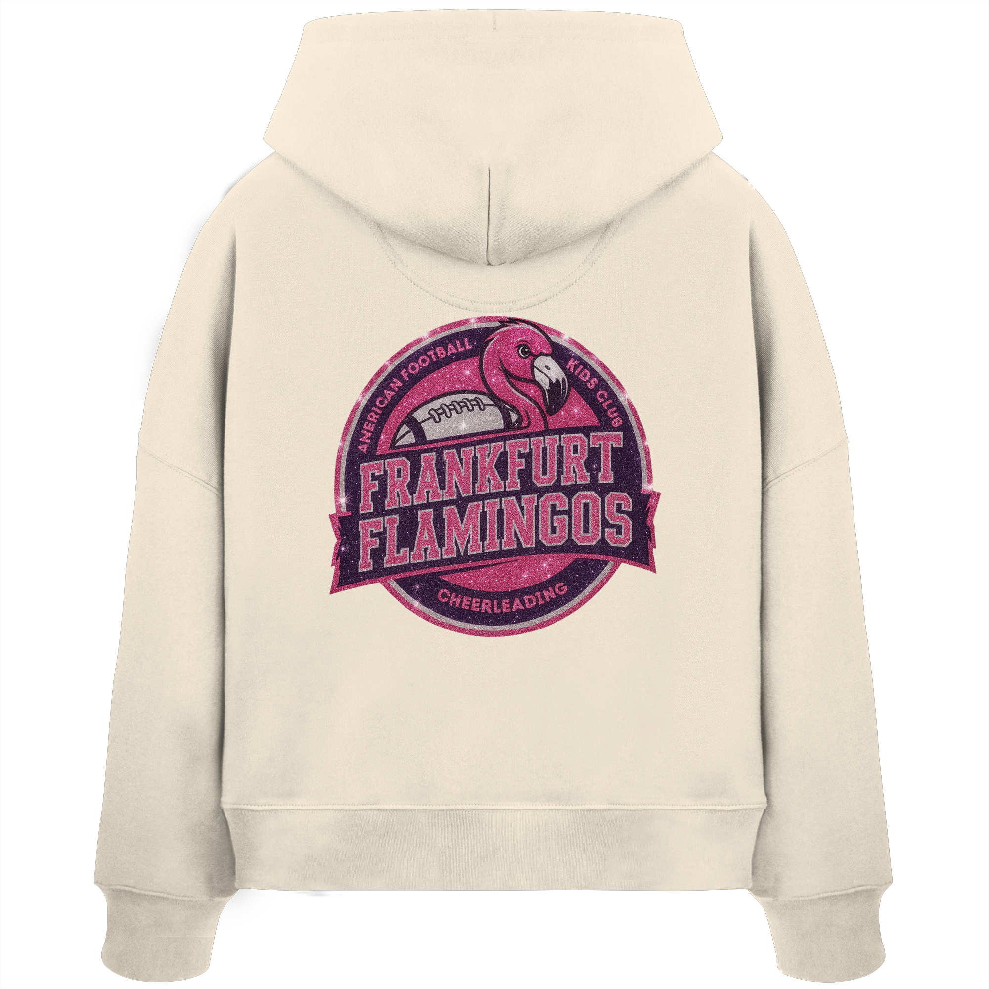 Frankfurt Flamingos - Womens Organic Boxcut Hoodie