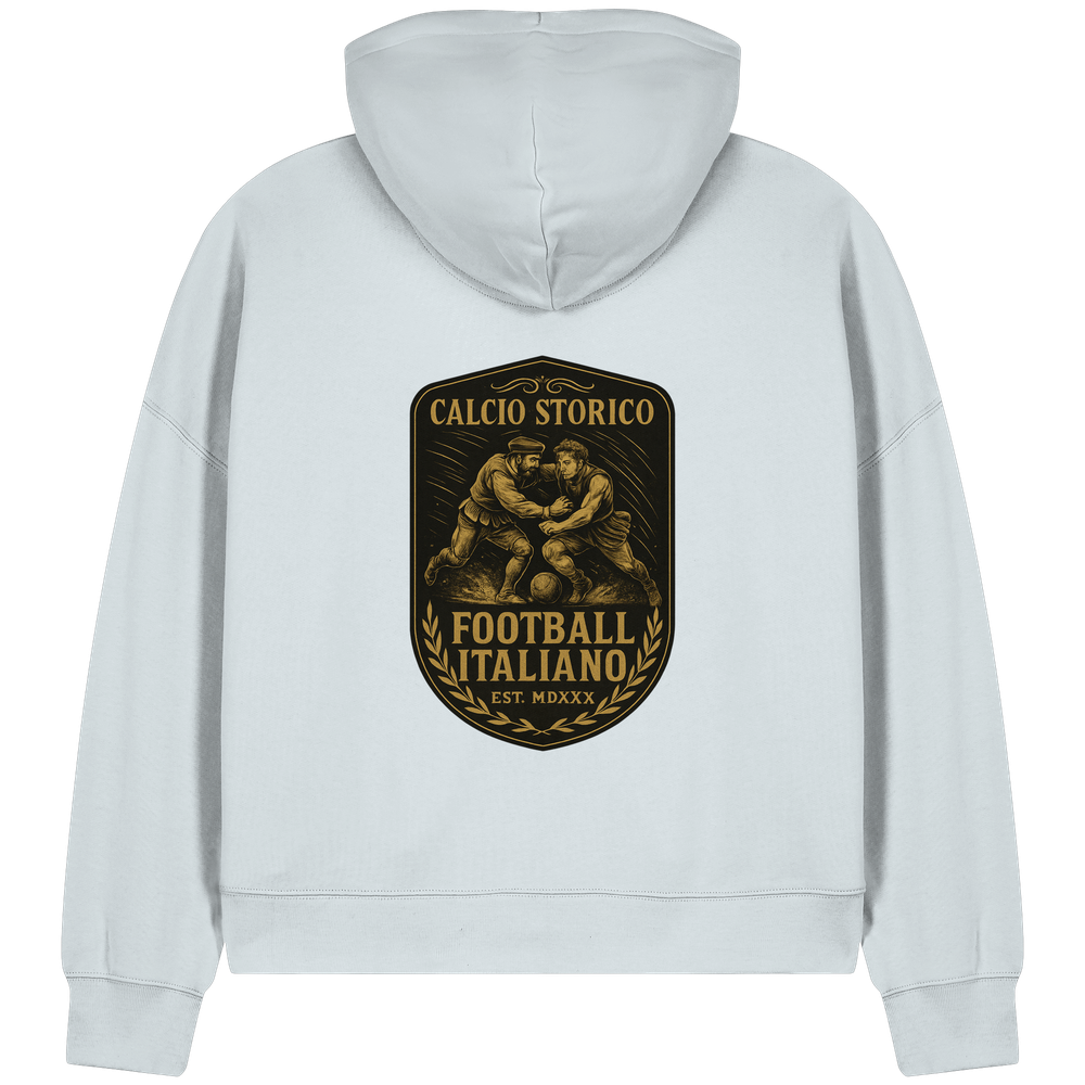 Calcio Storico III - Womens Organic Boxcut Zipper