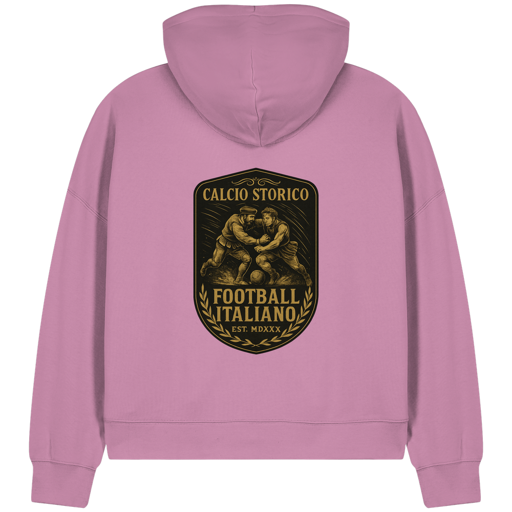 Calcio Storico III - Womens Organic Boxcut Zipper