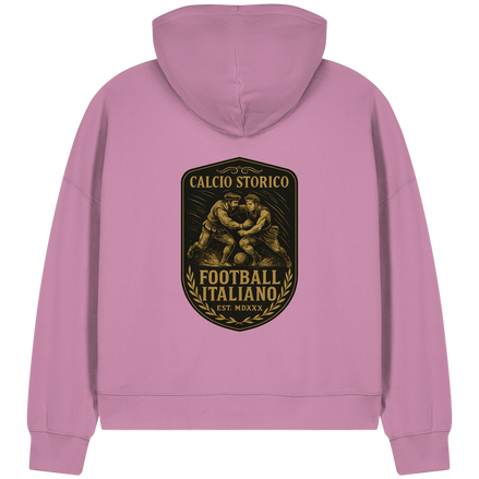 Calcio Storico III - Womens Organic Boxcut Zipper