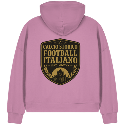 Calcio Storico IV - Womens Organic Boxcut Zipper
