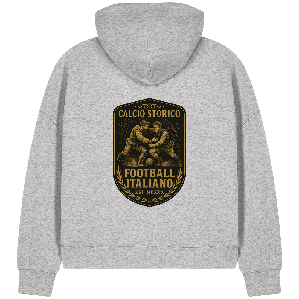Calcio Storico III - Womens Organic Boxcut Zipper