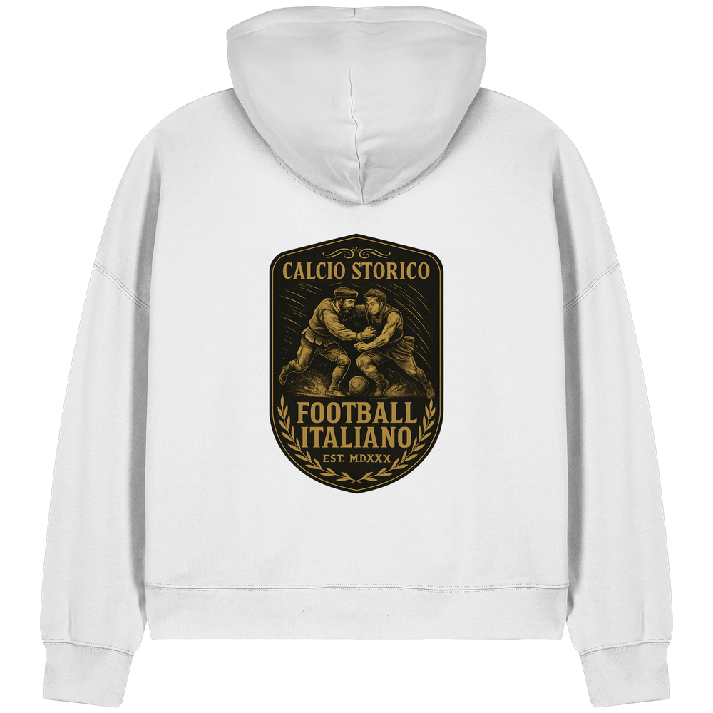 Calcio Storico III - Womens Organic Boxcut Zipper