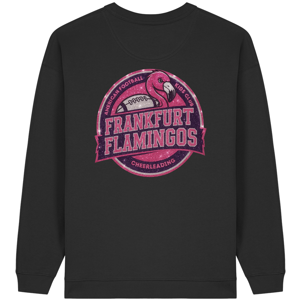 Frankfurt Flamingos - Womens Organic Oversized Sweatshirt