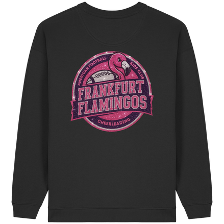 Frankfurt Flamingos - Womens Organic Oversized Sweatshirt