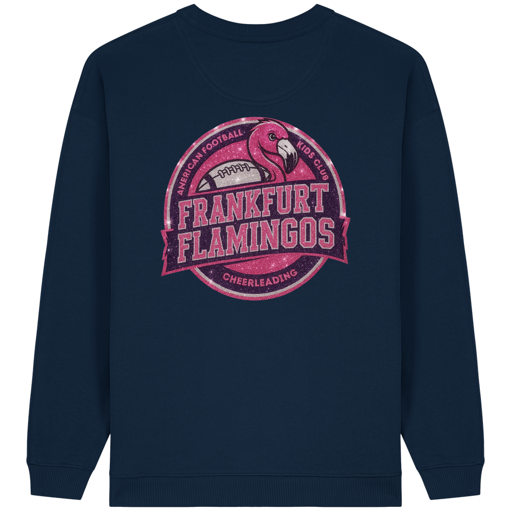 Frankfurt Flamingos - Womens Organic Oversized Sweatshirt