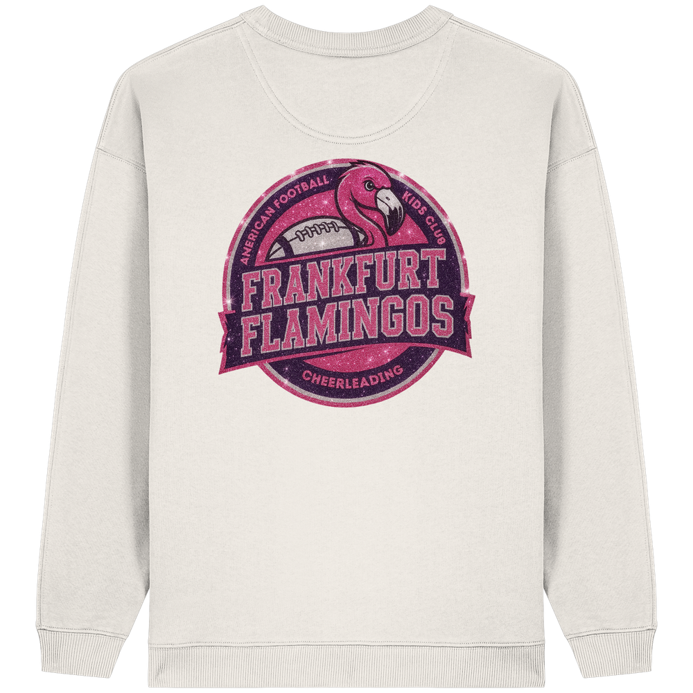 Frankfurt Flamingos - Womens Organic Oversized Sweatshirt