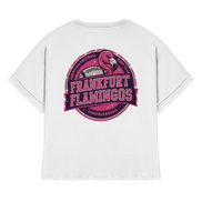 Frankfurt Flamingos - Womens Organic Rolled Sleeves T-Shirt