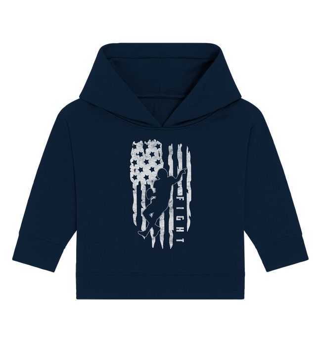 USA Flag Fight - Baby Organic Hoodie