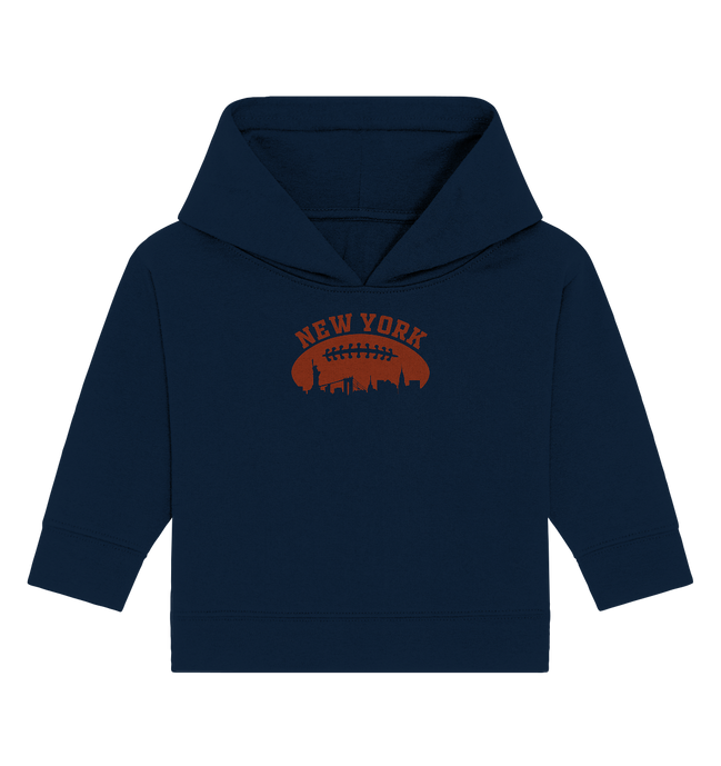 New York Football Silhoutte  - Baby Organic Hoodie