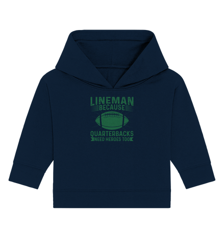 Lineman Heroes Green - Baby Organic Hoodie