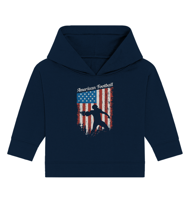 American Football Banner - Baby Organic Hoodie