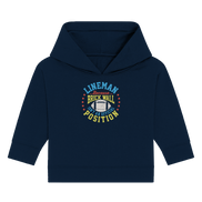 Lineman Brick Wall - Baby Organic Hoodie