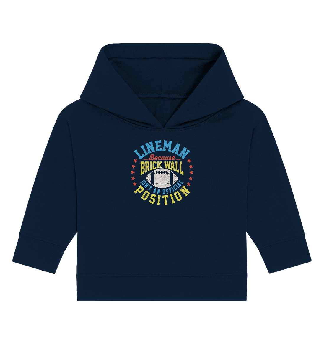 Lineman Brick Wall - Baby Organic Hoodie