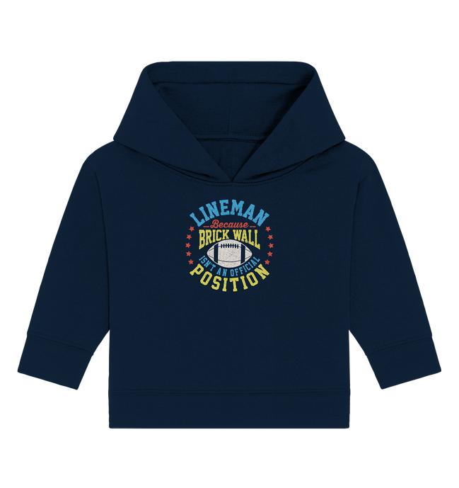 Lineman Brick Wall - Baby Organic Hoodie