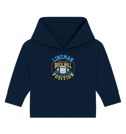 Lineman Brick Wall - Baby Organic Hoodie
