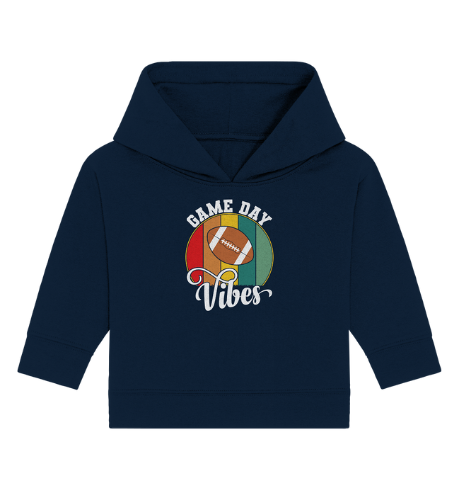 Game Day Vibes White - Baby Organic Hoodie