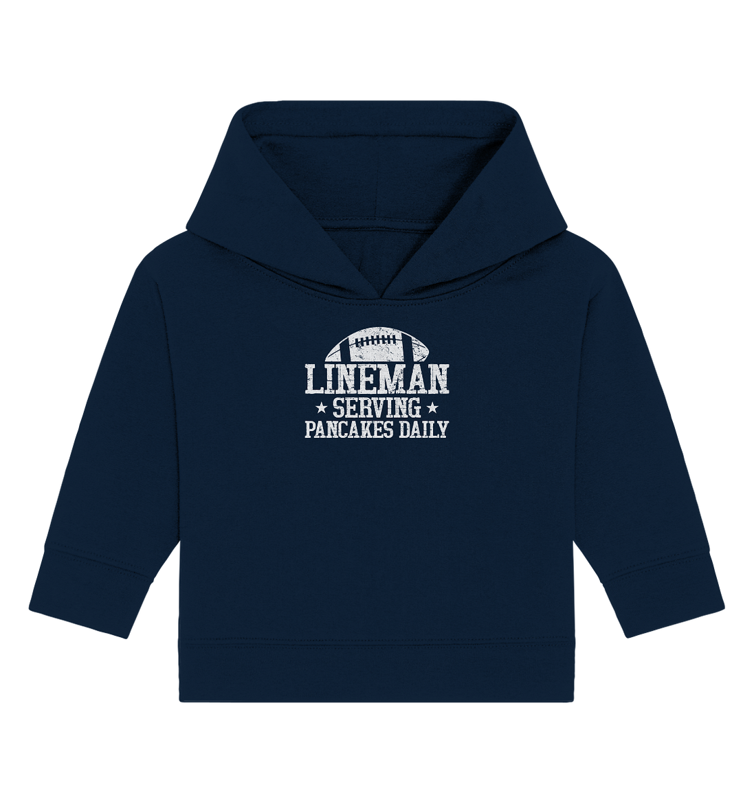 Lineman Serving Pancakes - Baby Organic Hoodie