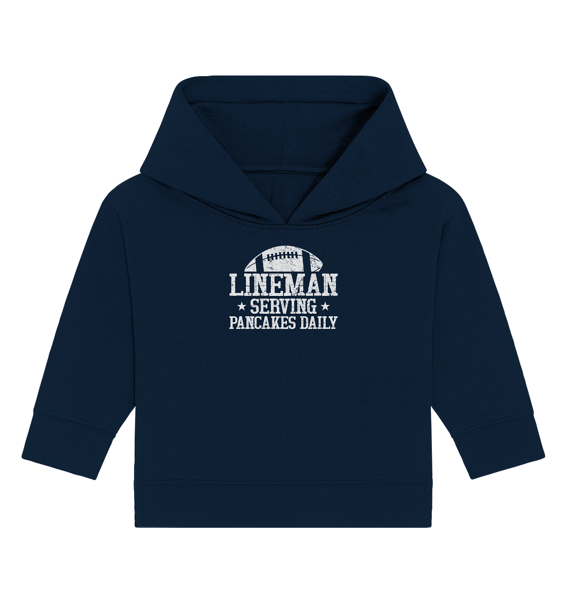 Lineman Serving Pancakes - Baby Organic Hoodie