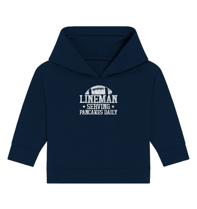 Lineman Serving Pancakes - Baby Organic Hoodie