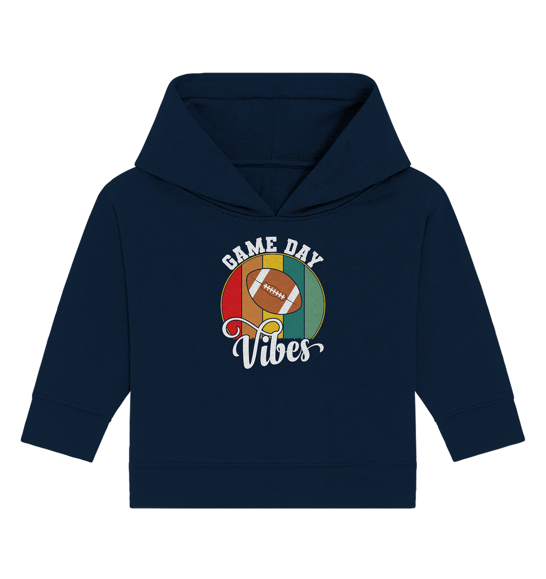 Game Day Vibes White - Baby Organic Hoodie