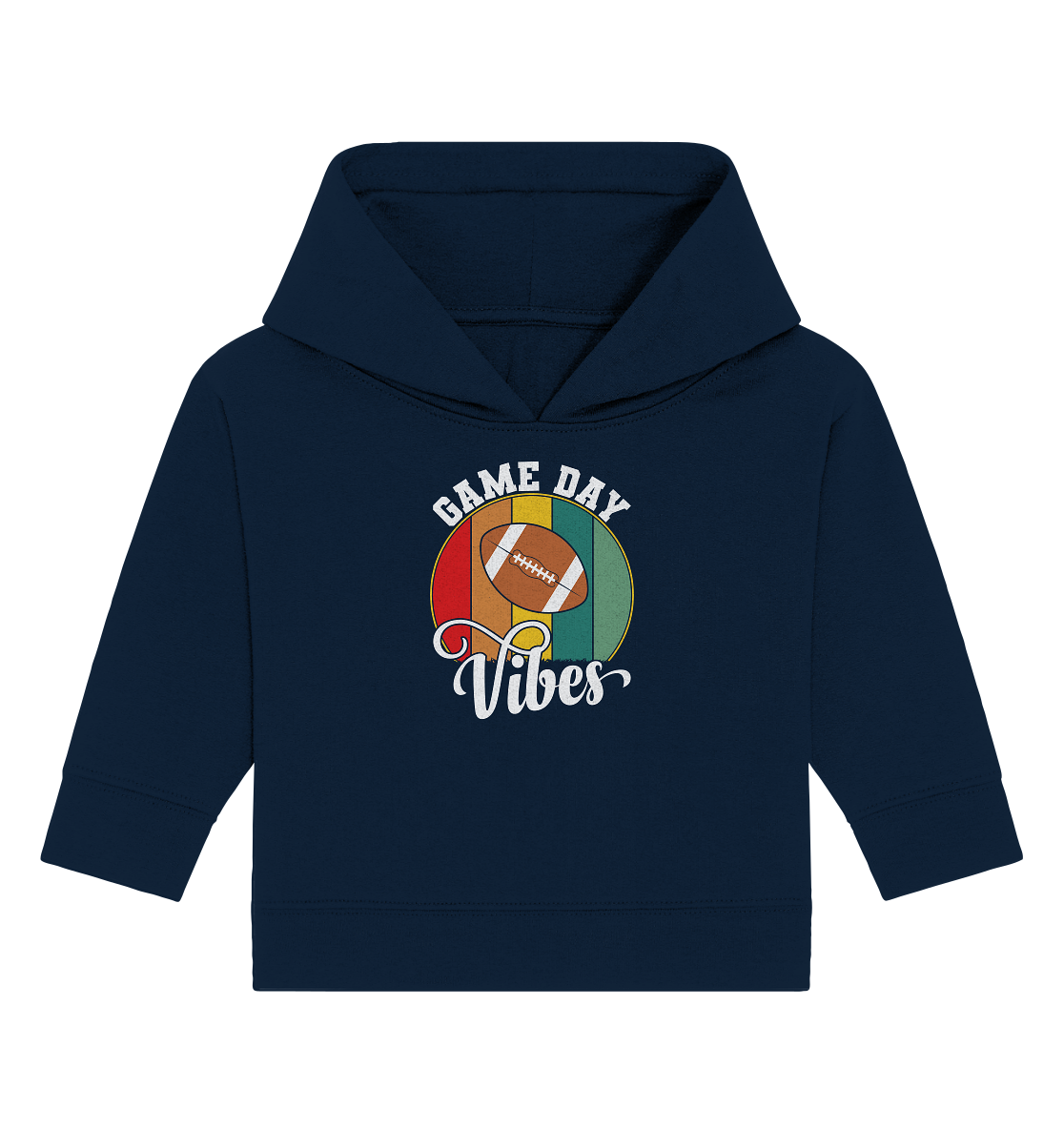 Game Day Vibes White - Baby Organic Hoodie