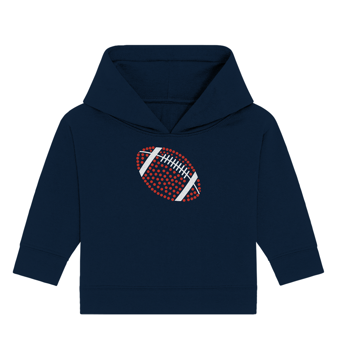 Football Dots - Baby Organic Hoodie