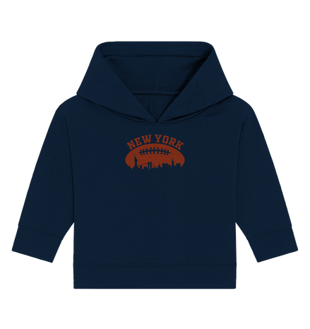 New York Football Silhoutte  - Baby Organic Hoodie