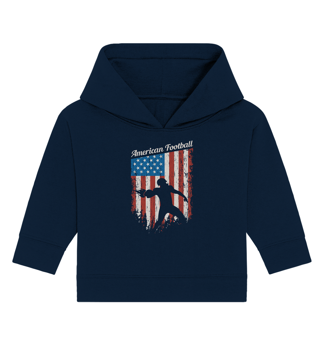 American Football Banner - Baby Organic Hoodie
