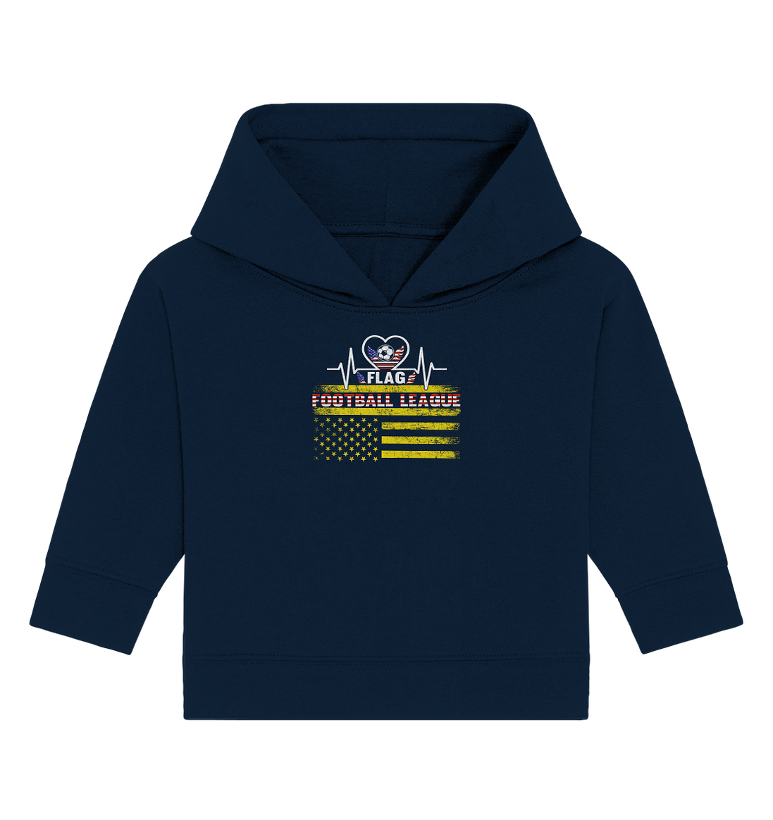 Flag Football League - Baby Organic Hoodie