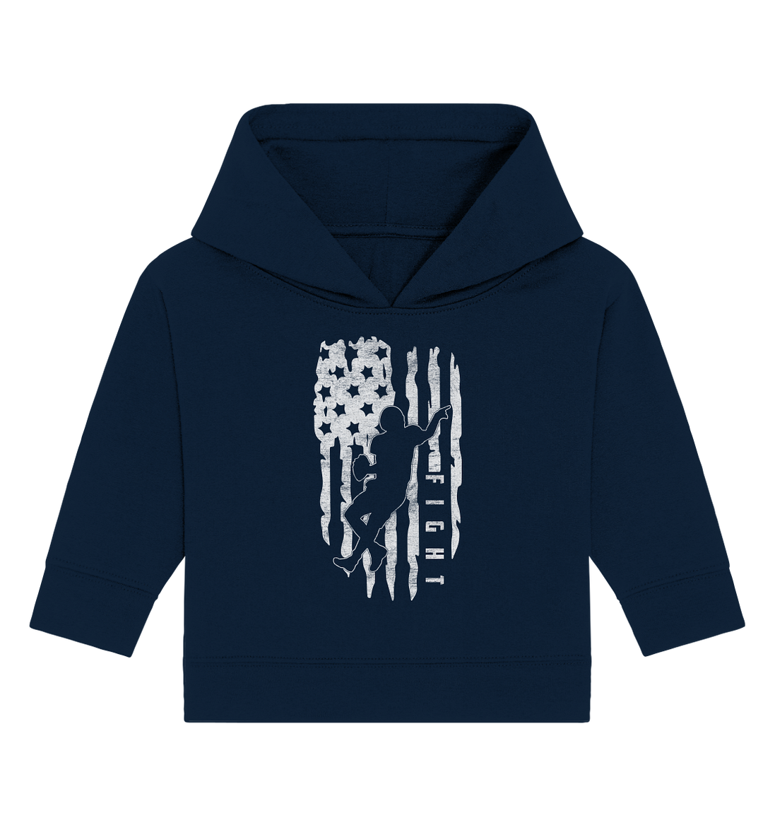 USA Flag Fight - Baby Organic Hoodie