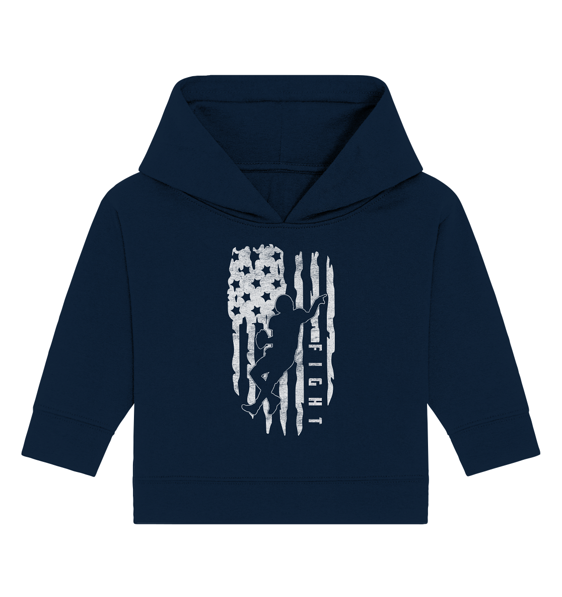 USA Flag Fight - Baby Organic Hoodie