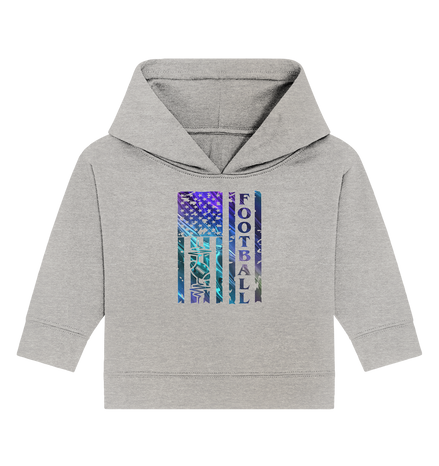 USA Football Flag  - Baby Organic Hoodie