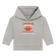 Lineman Quarterback Heroes - Baby Organic Hoodie