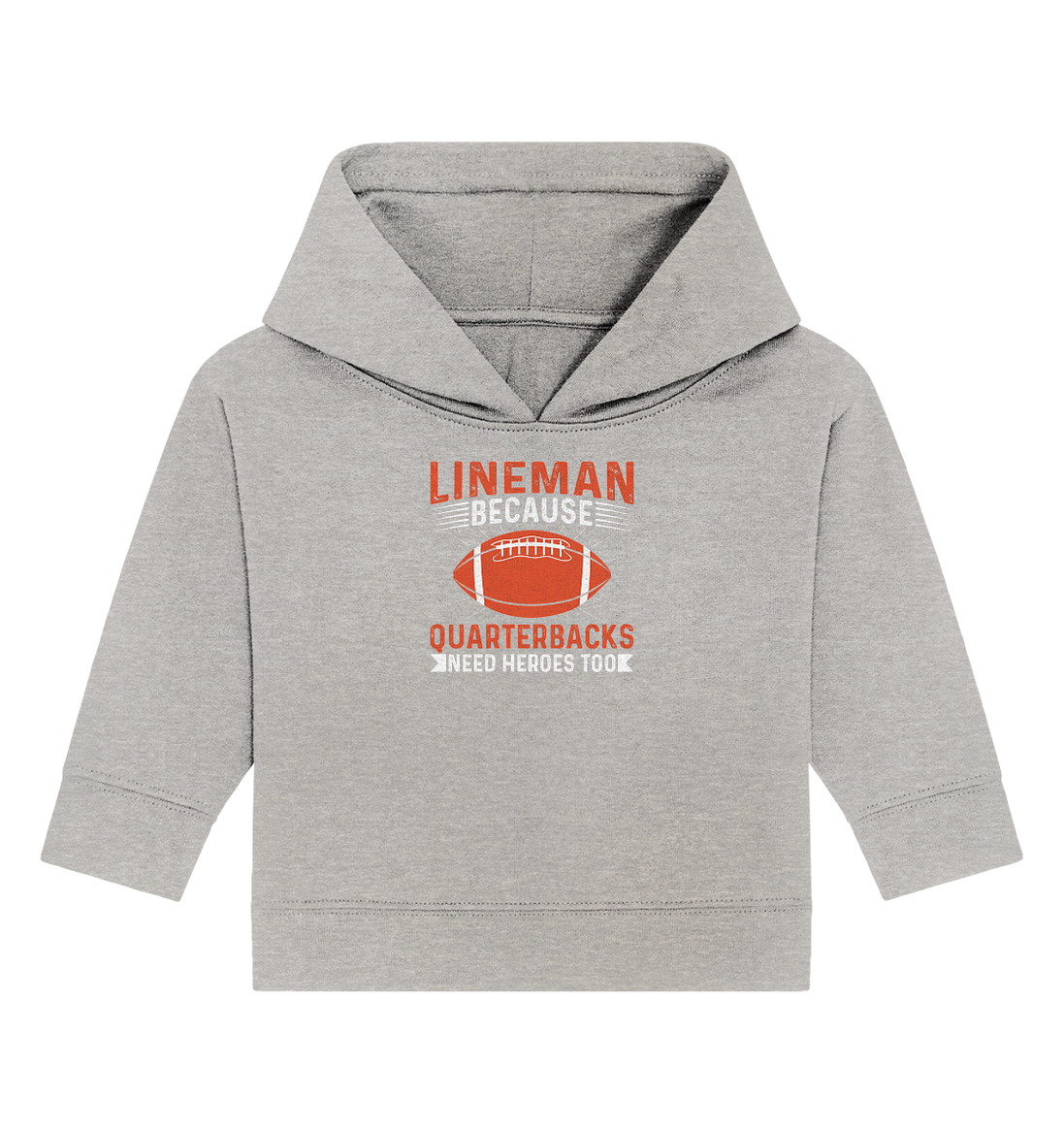 Lineman Quarterback Heroes - Baby Organic Hoodie