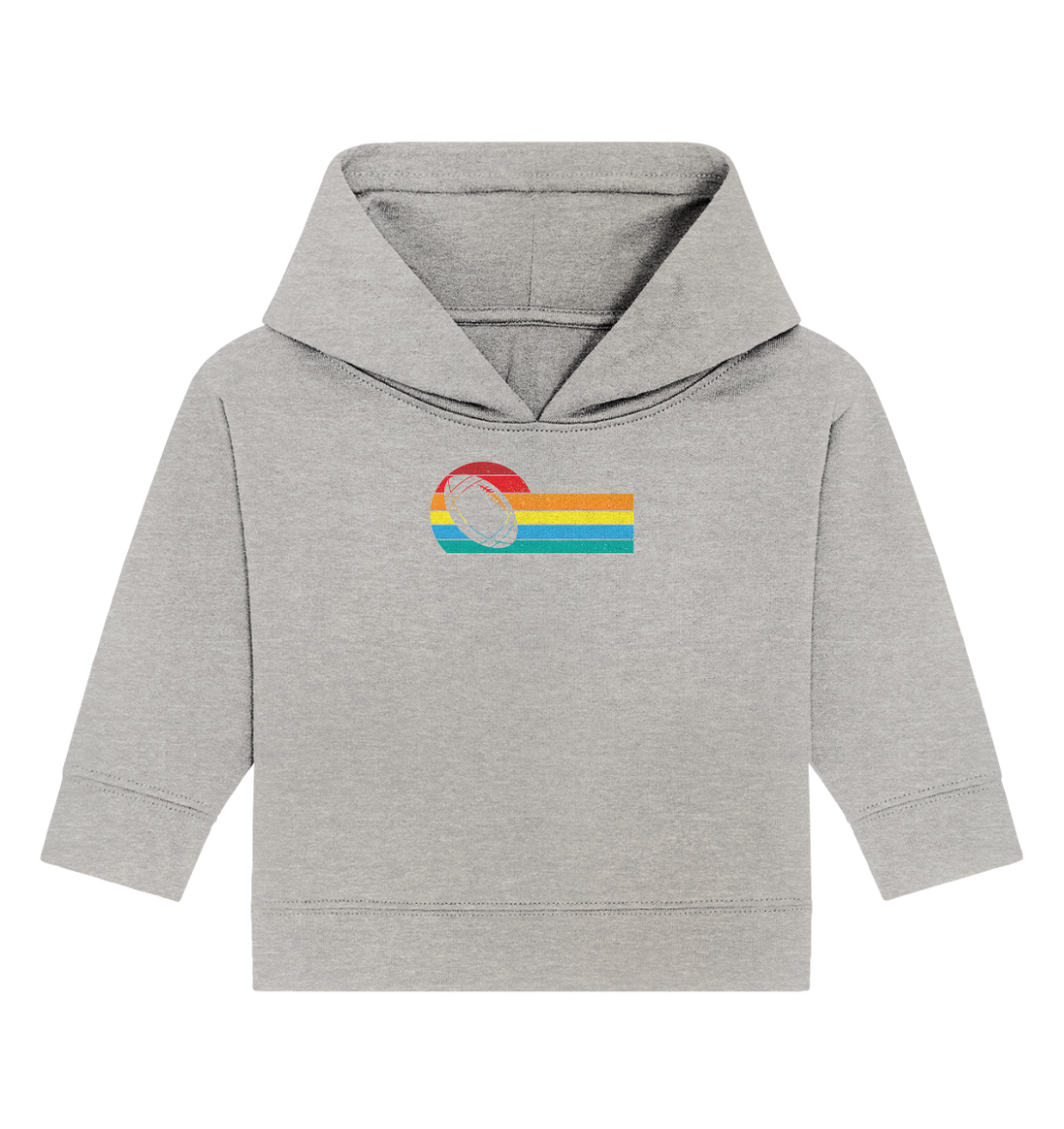 Rainbow Color Ball - Baby Organic Hoodie
