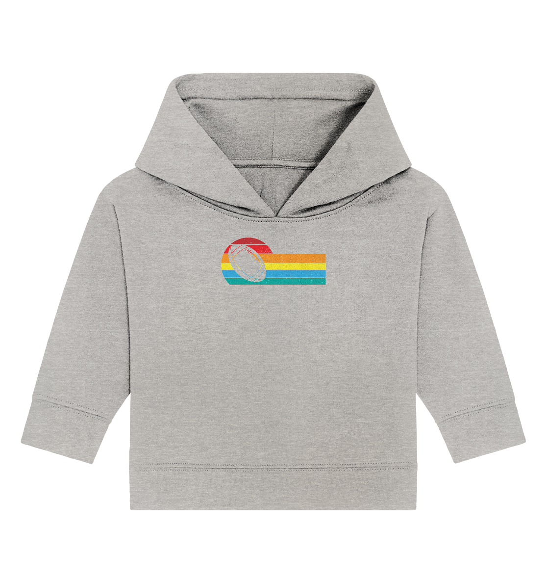 Rainbow Color Ball - Baby Organic Hoodie