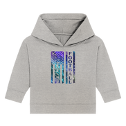 USA Football Flag - Baby Organic Hoodie