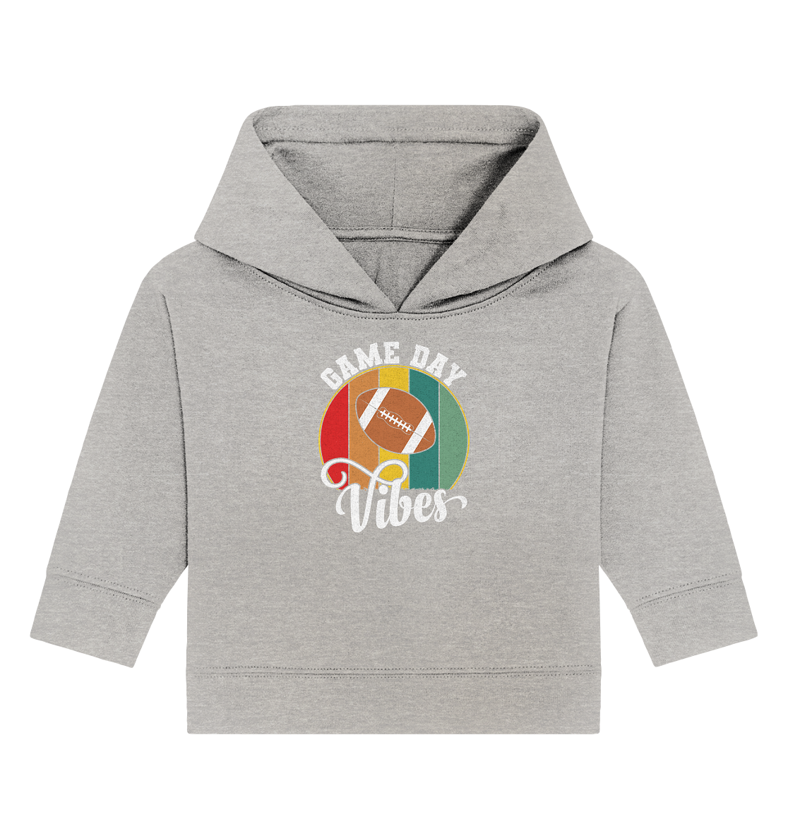 Game Day Vibes White - Baby Organic Hoodie