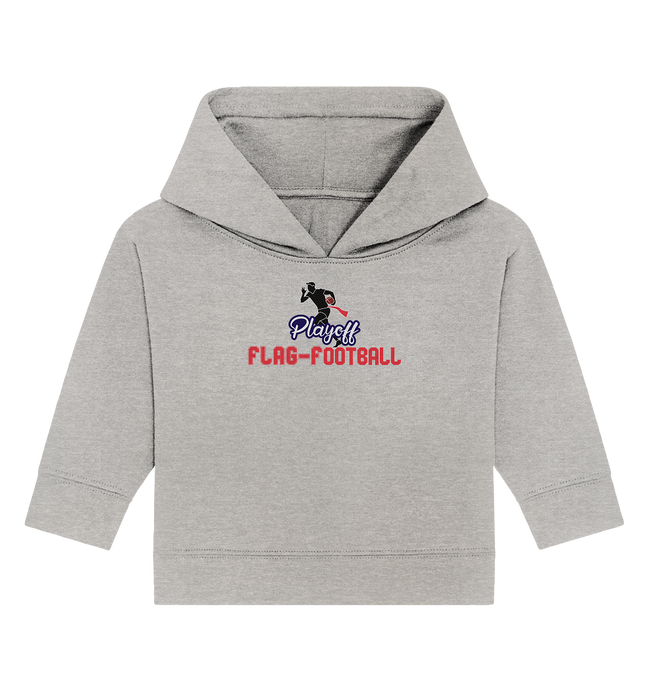 Playoff Flag Football  Men red - Baby Organic Hoodie