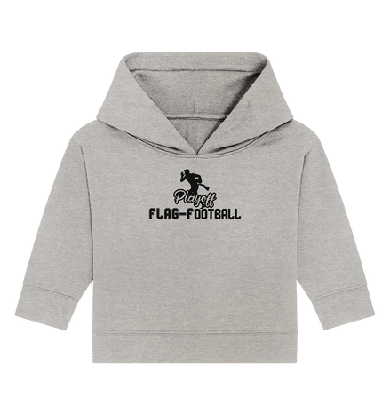Playoff Flag Football  Men black - Baby Organic Hoodie