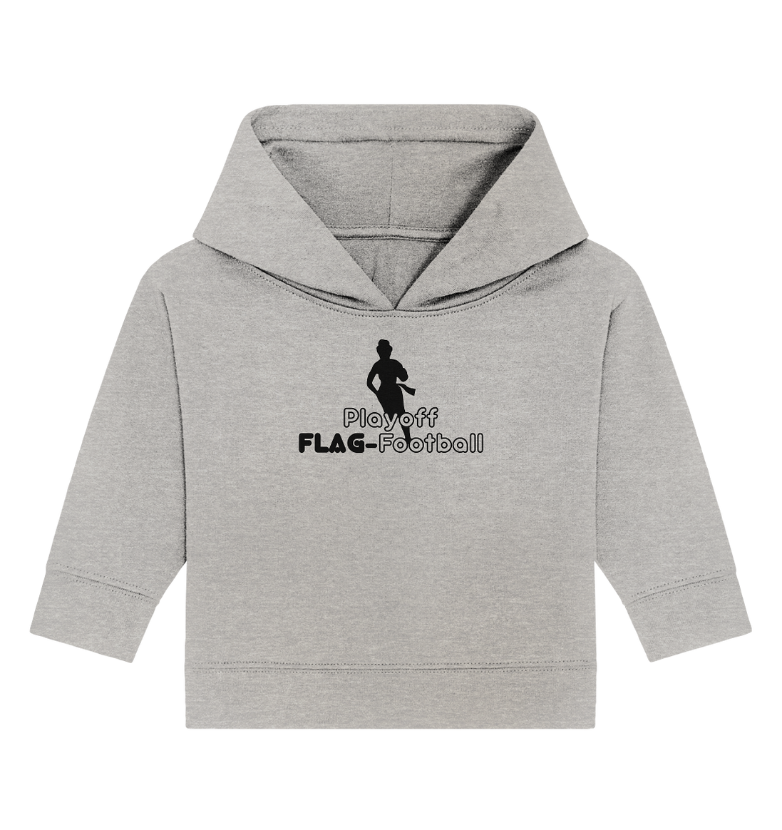 Playoff Flag Football  Women black  - Baby Organic Hoodie