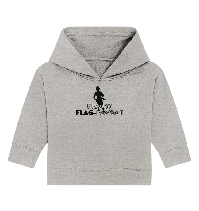 Playoff Flag Football  Women black  - Baby Organic Hoodie