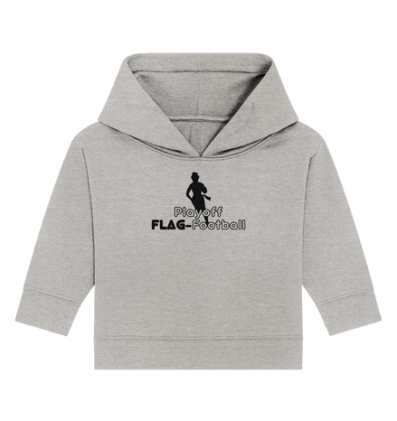 Playoff Flag Football  Women black  - Baby Organic Hoodie