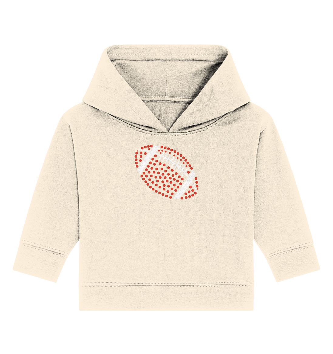 Football Dots - Baby Organic Hoodie
