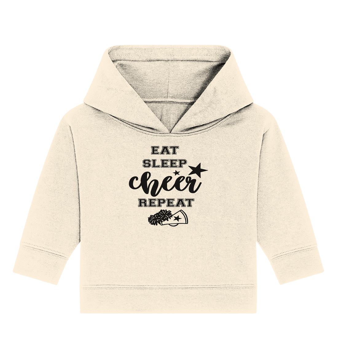 Eat Sleep Cheer Repeat - Baby Organic Hoodie