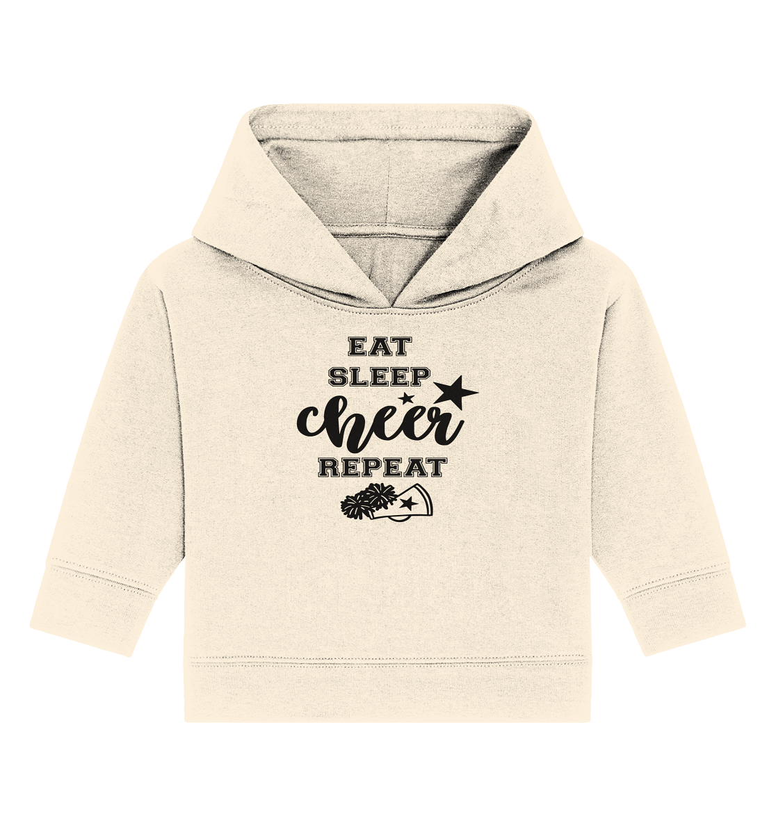 Eat Sleep Cheer Repeat - Baby Organic Hoodie