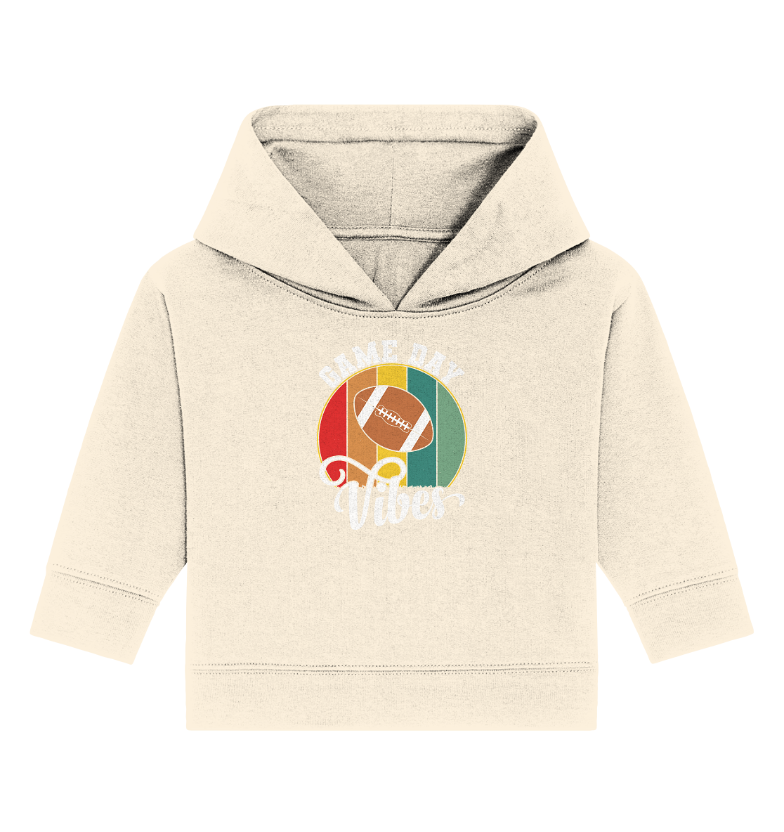 Game Day Vibes White - Baby Organic Hoodie